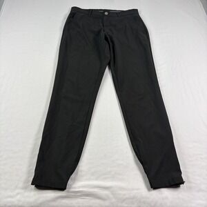 Primo Pants Mens Size 30 Black Golf Jogger Performance Tapered Stretch Ankle Zip